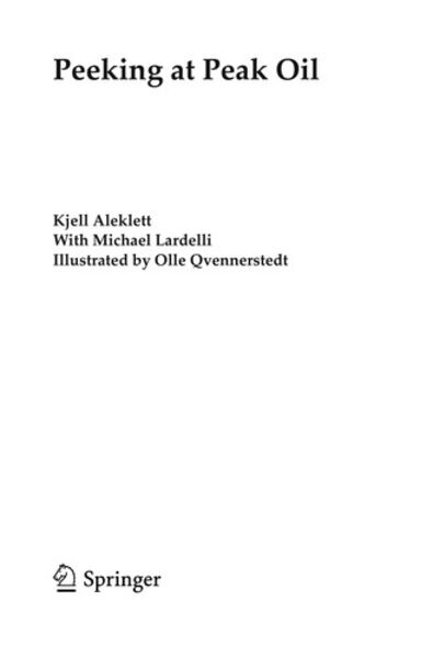 Peeking at Peak Oil cover